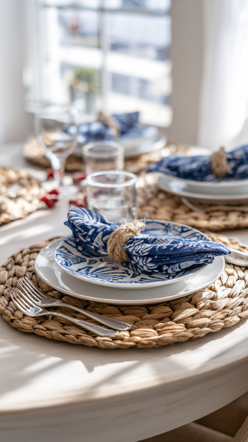 Coastal Navy And White - Image 2