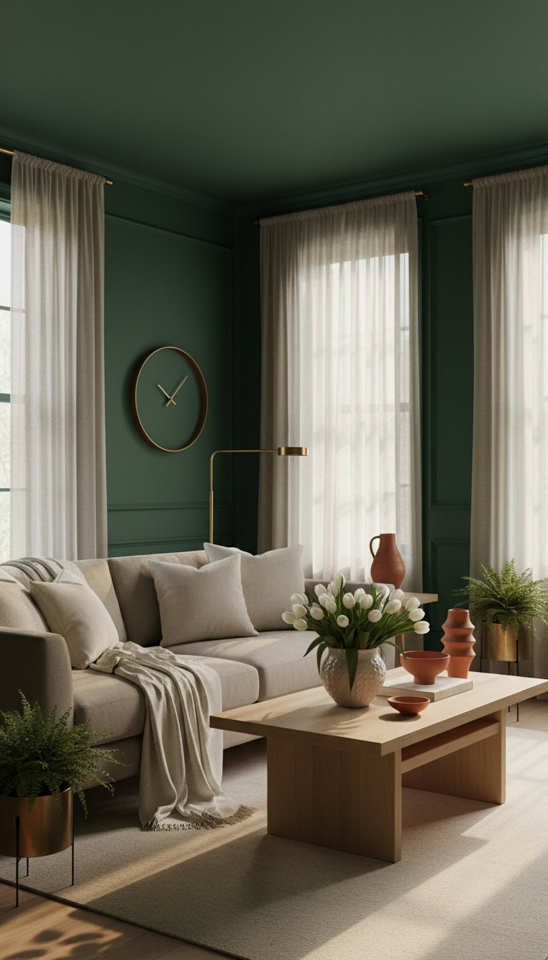 Color Drenching With Deep Hues