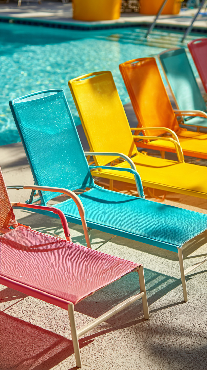 Colorful Lounge Chairs - Image 1