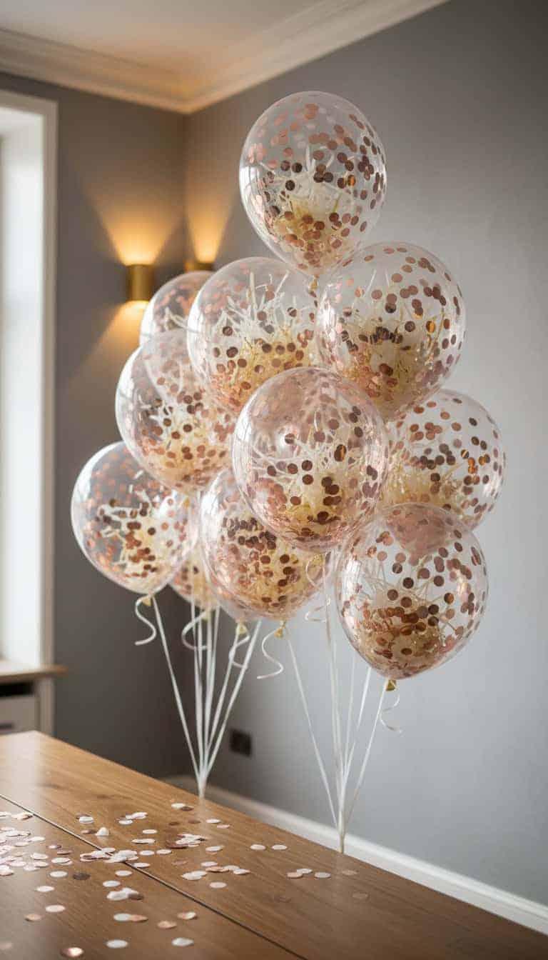 Confetti Balloon Clusters