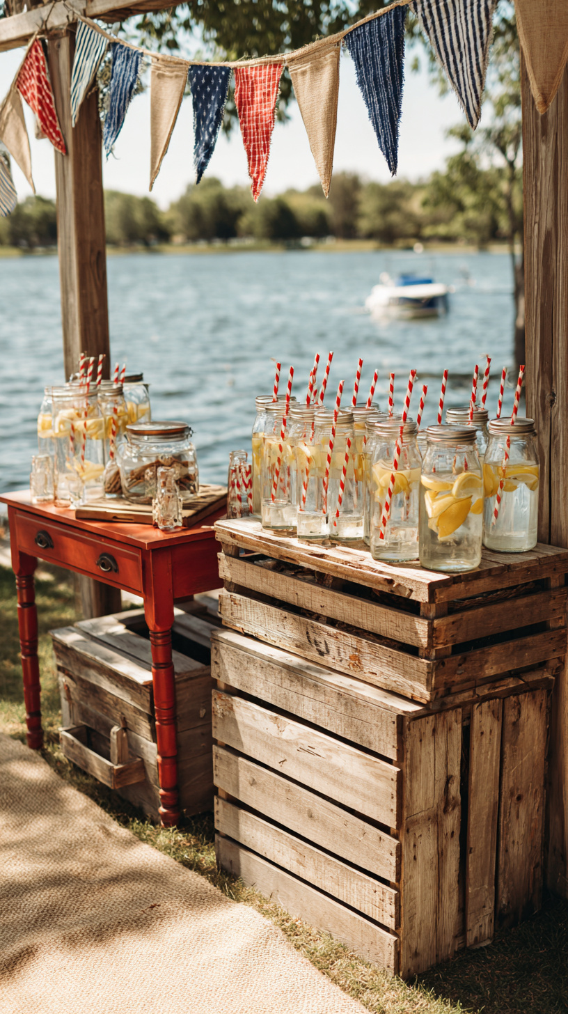 Cooler Side Table Bar Station - Image 4