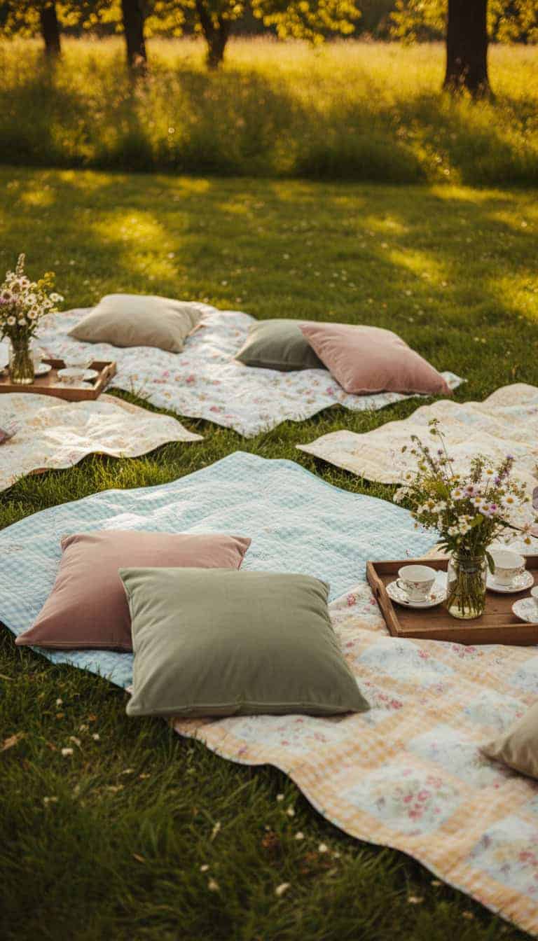 Cottagecore Picnic Blankets