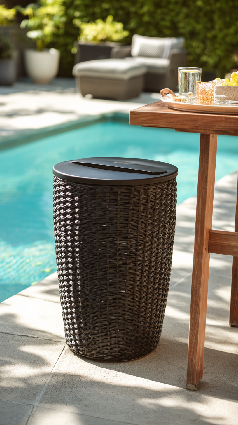 Covered Trash and Cleanup Bin - Image 2