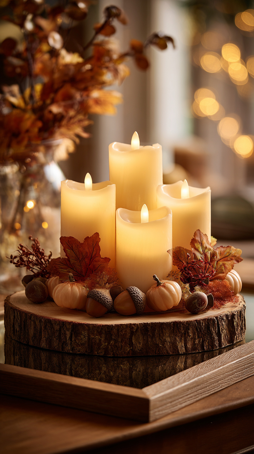 Cozy Candle Centerpieces - Image 1