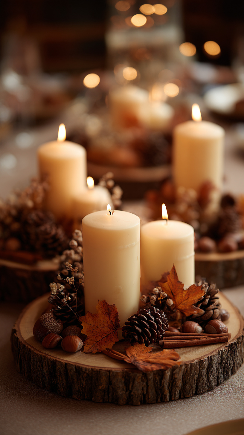 Cozy Candle Centerpieces - Image 3