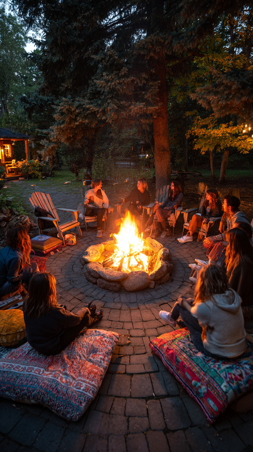 Cozy Fire Pit Circle