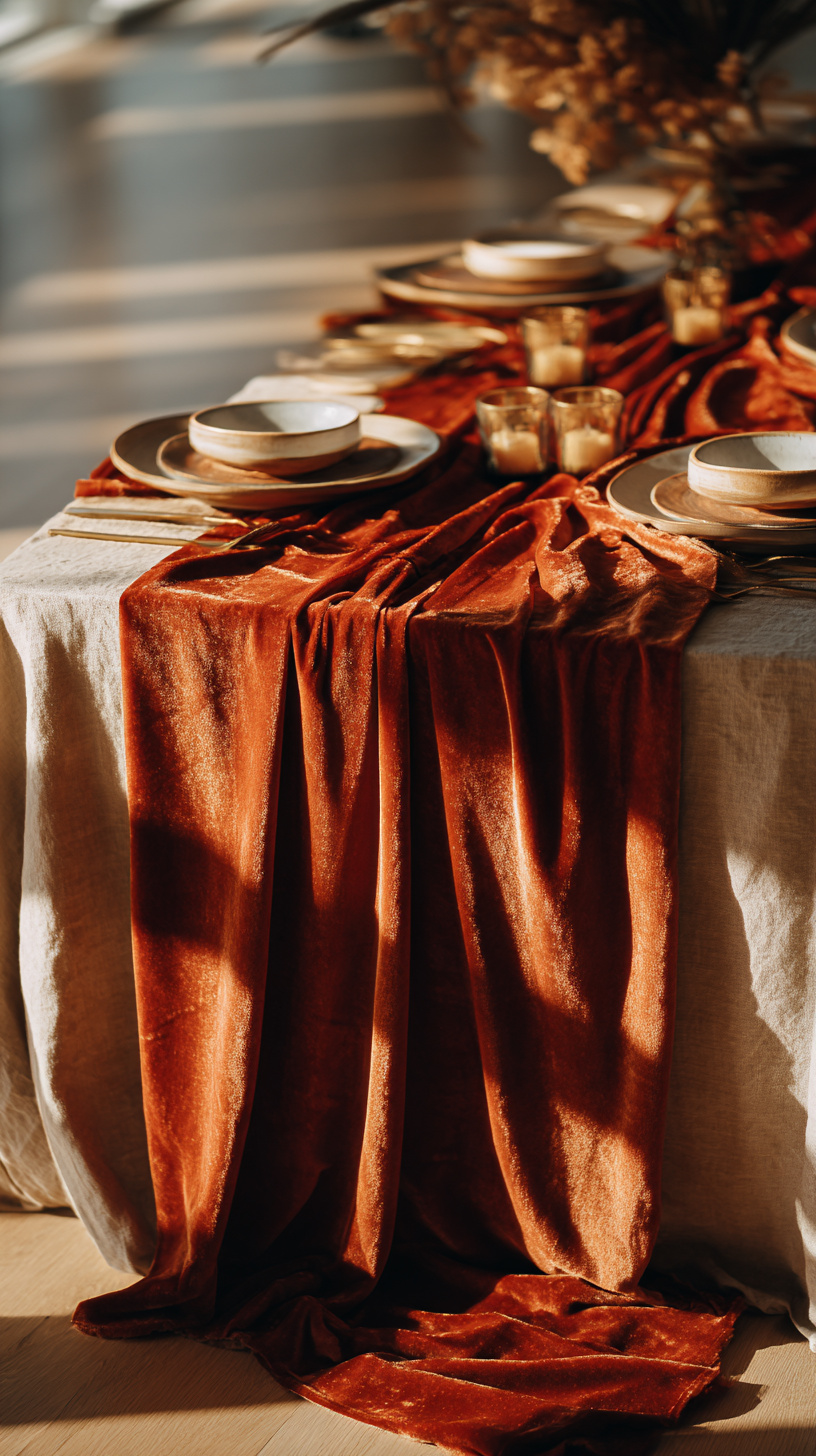 Cozy Velvet Table Runners - Image 3