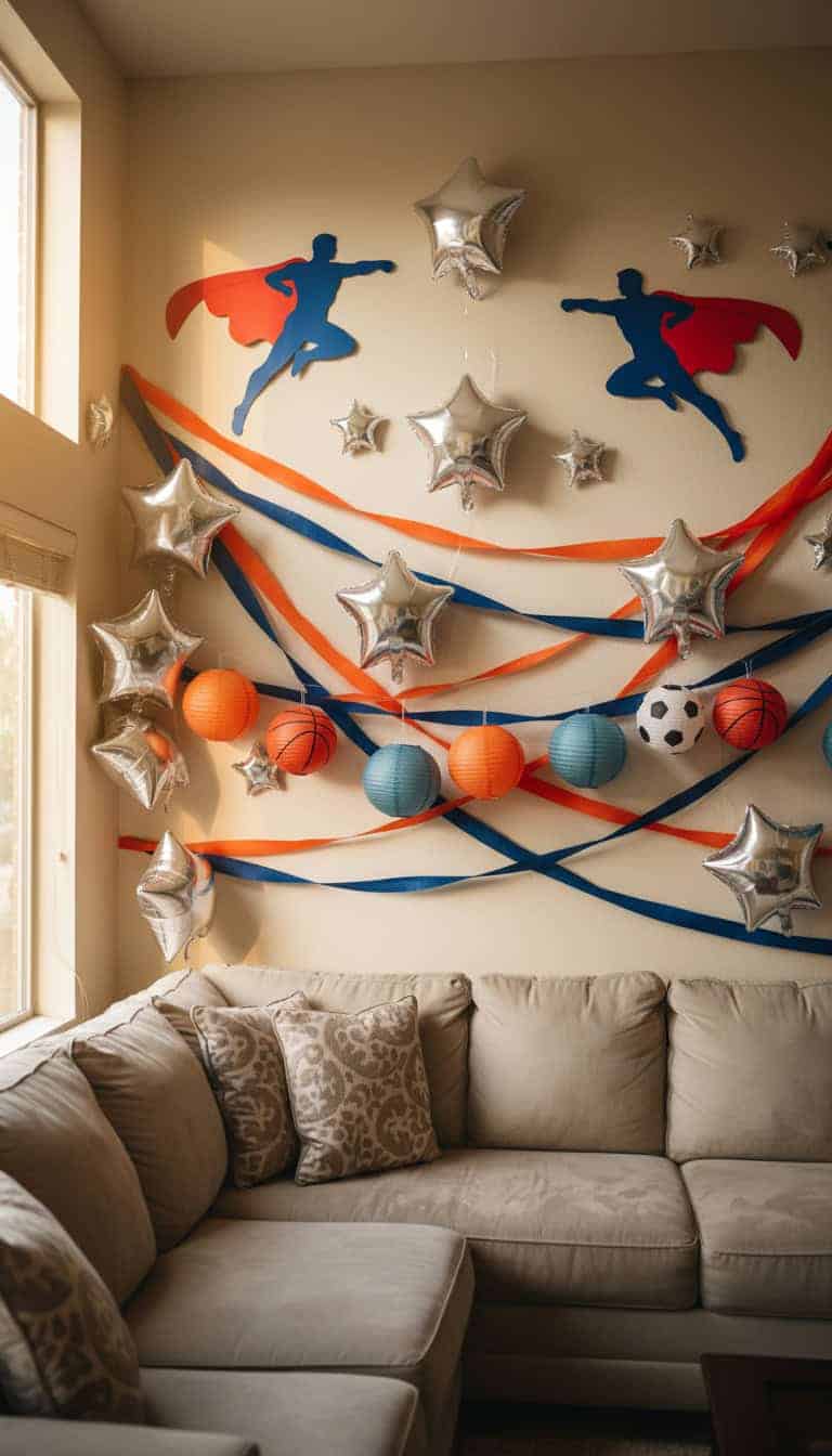 Creative Birthday Wall Ideas for Boys