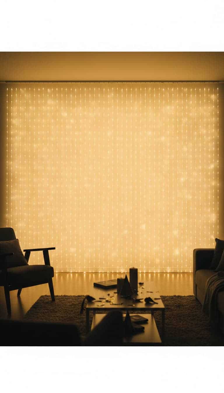 Curtain Lights Wall