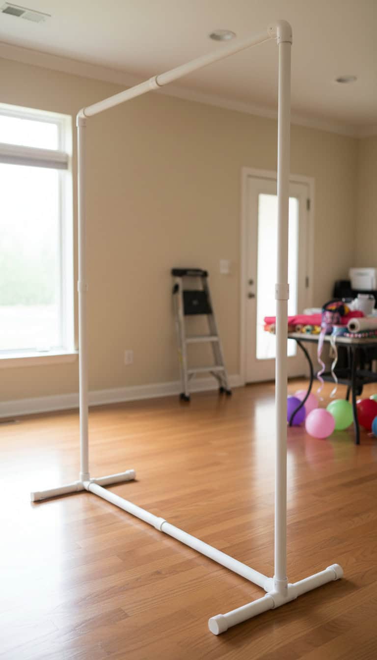DIY Backdrop Stand Setup