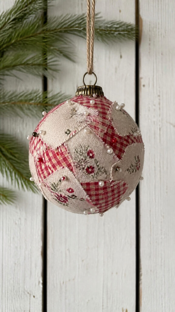 Fabric Scrap Garland Balls