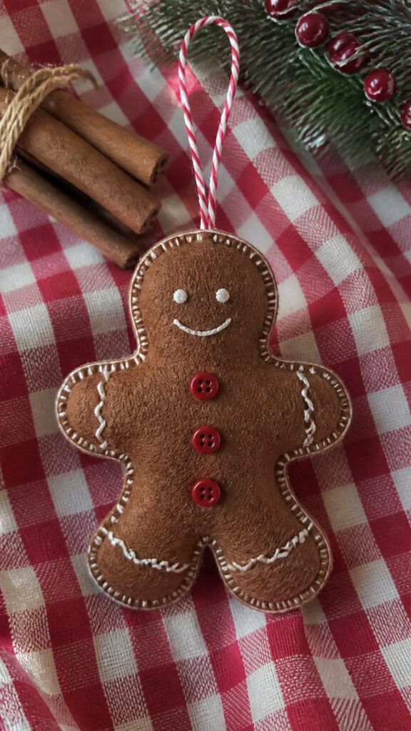 Felt Gingerbread Ornaments