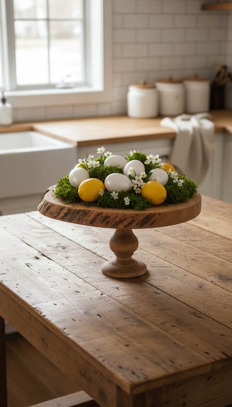 Diy Wooden Cake Stand Centerpiece