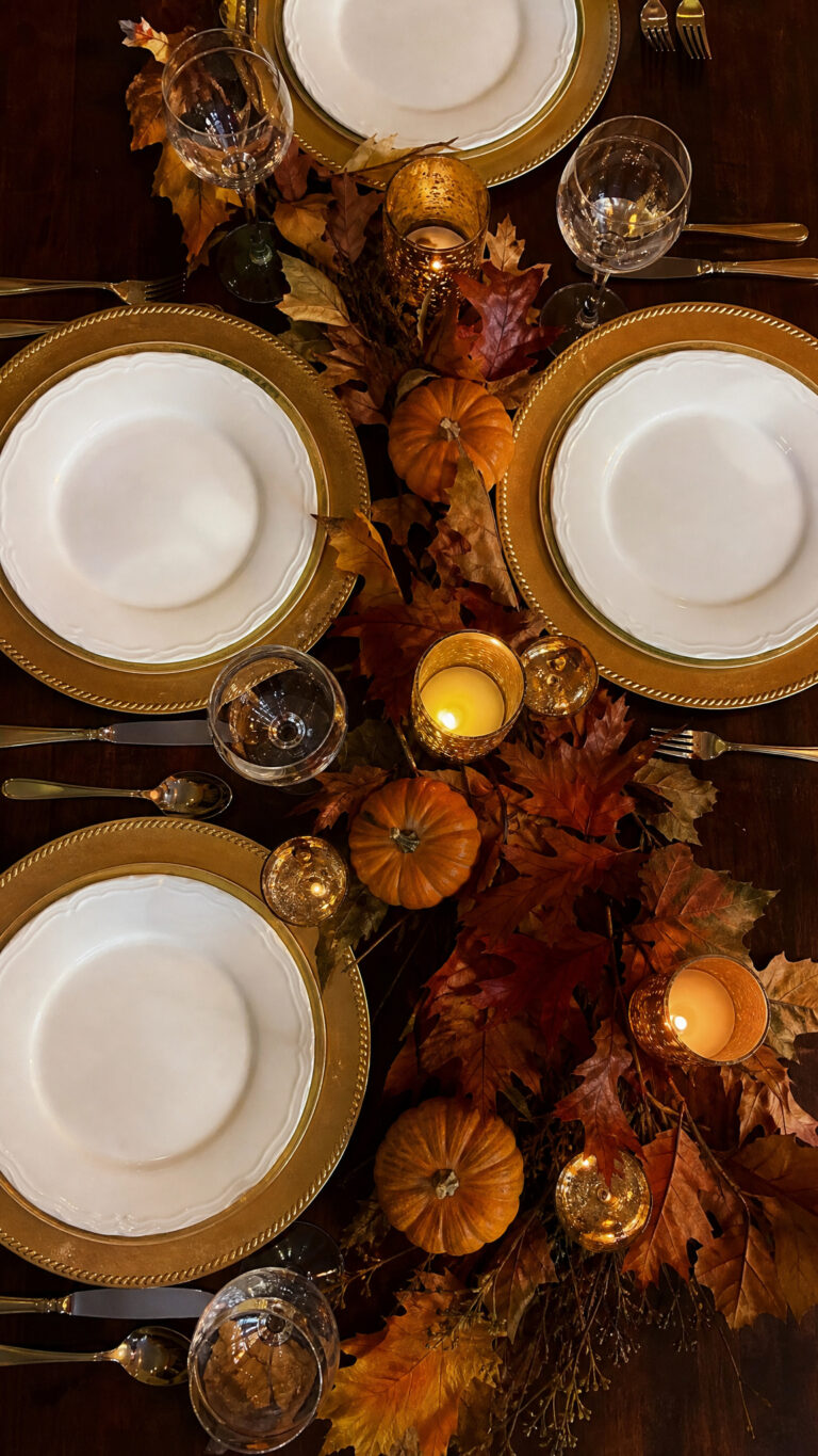 Elegant Gold-Rimmed Charger Plates
