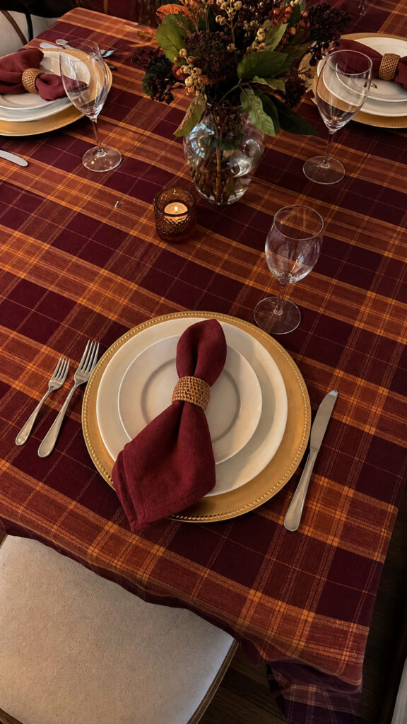 Plaid Table Linens