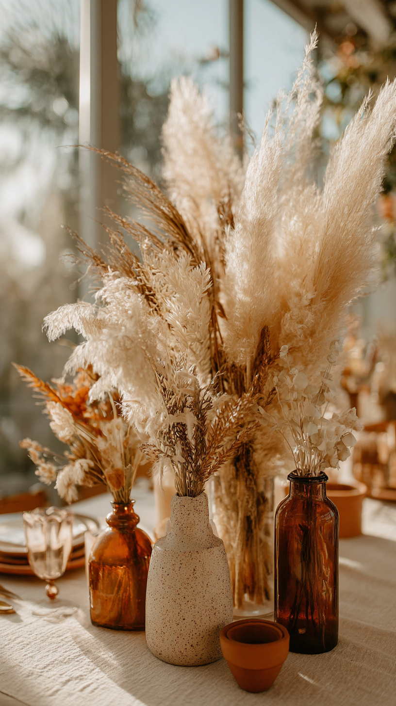 Dried Floral Centerpieces - Image 1