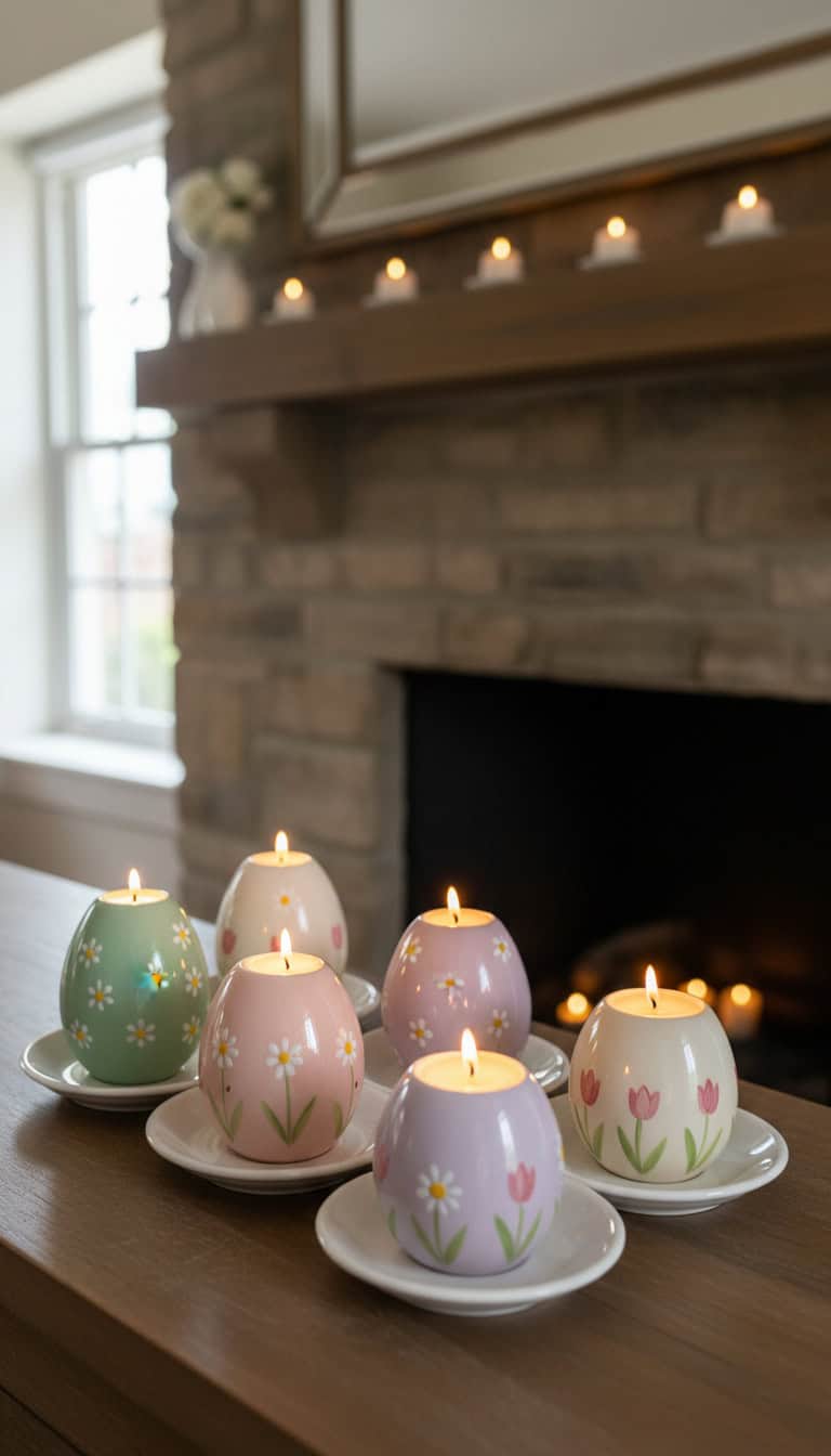 Easter Egg Candle Holders
