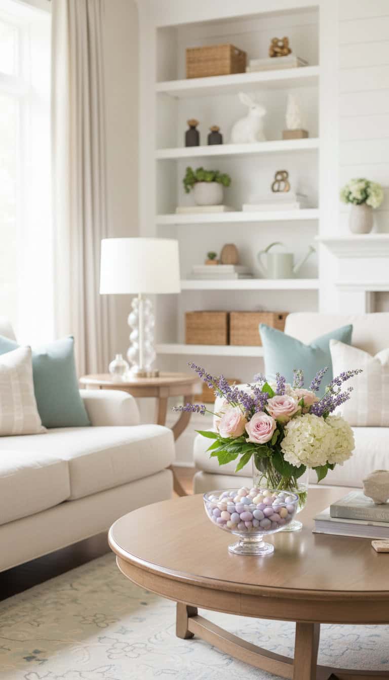 Easter Living Room Touches