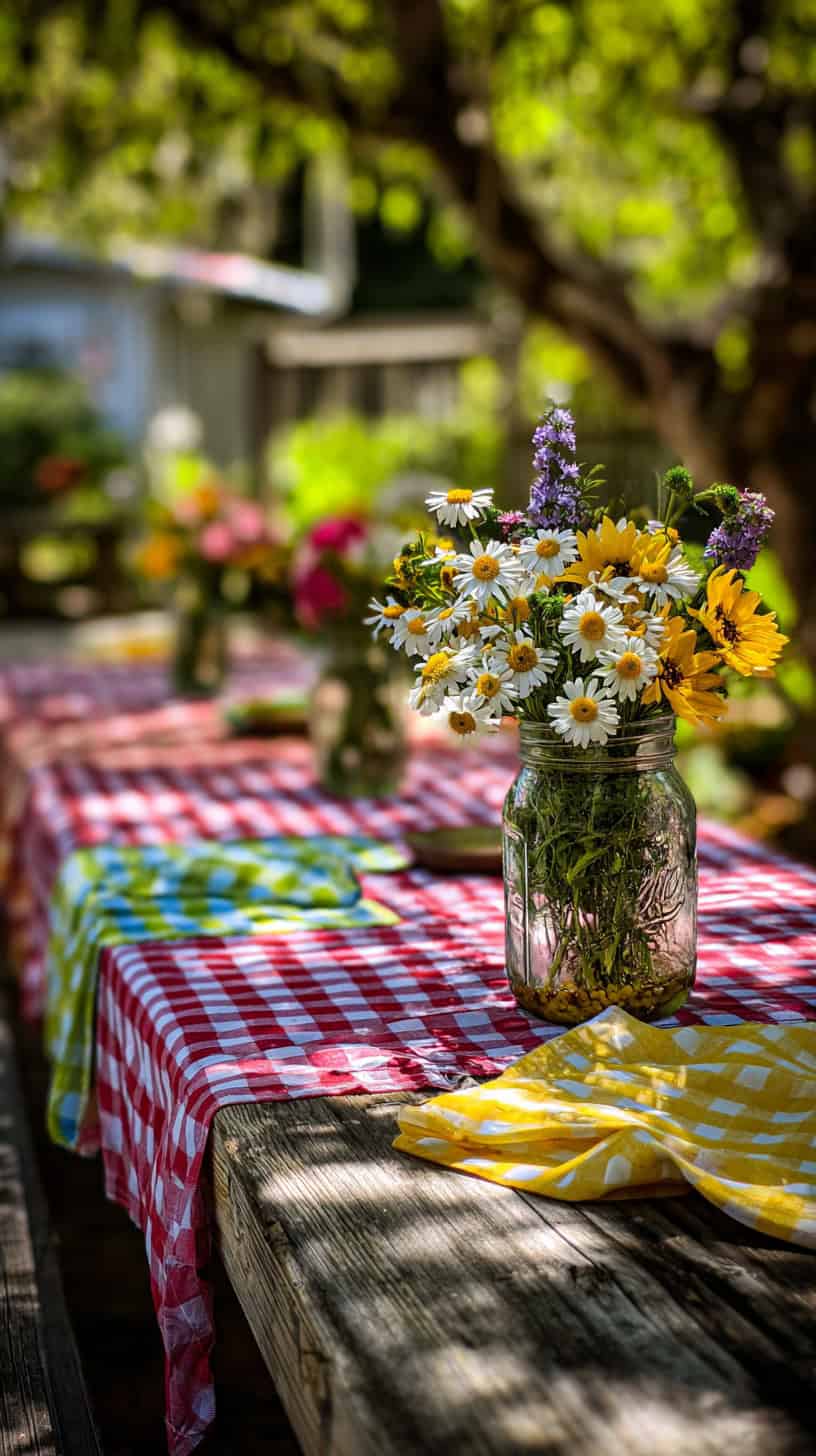 Easy Picnic Table Ideas Decoration That Wow - Image 2