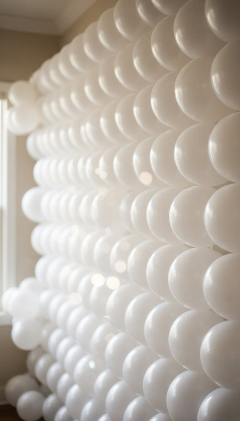 Elegant Pearl White Backdrop