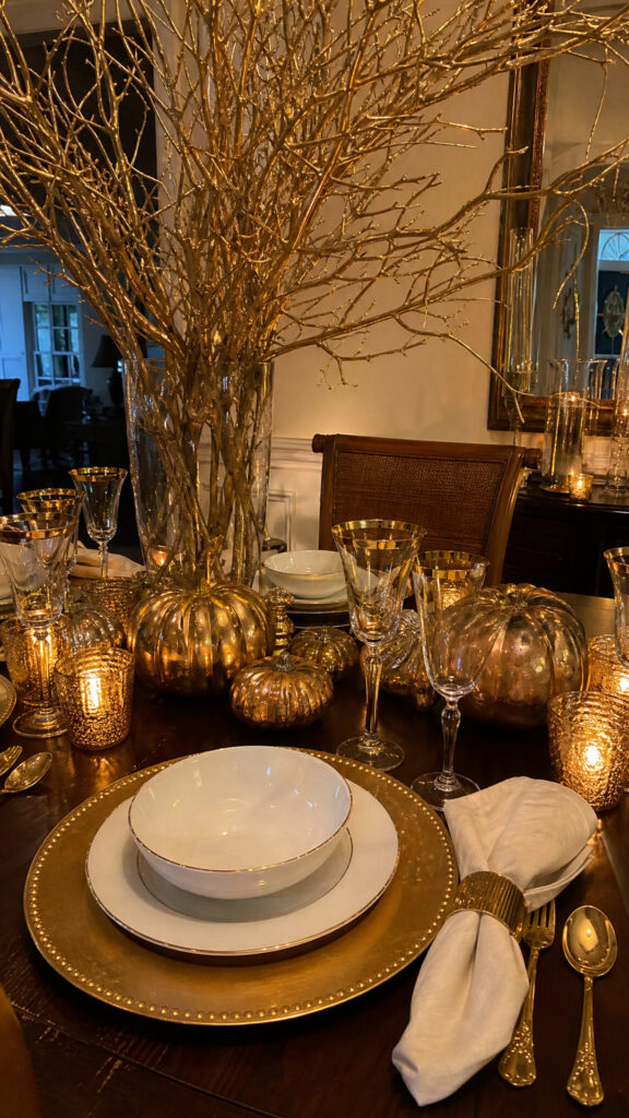 Sophisticated Metallic Accents
