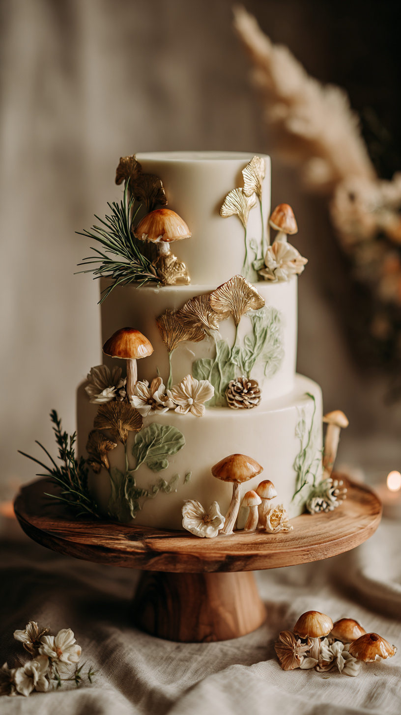 Elegant Woodland Cake - Image 1