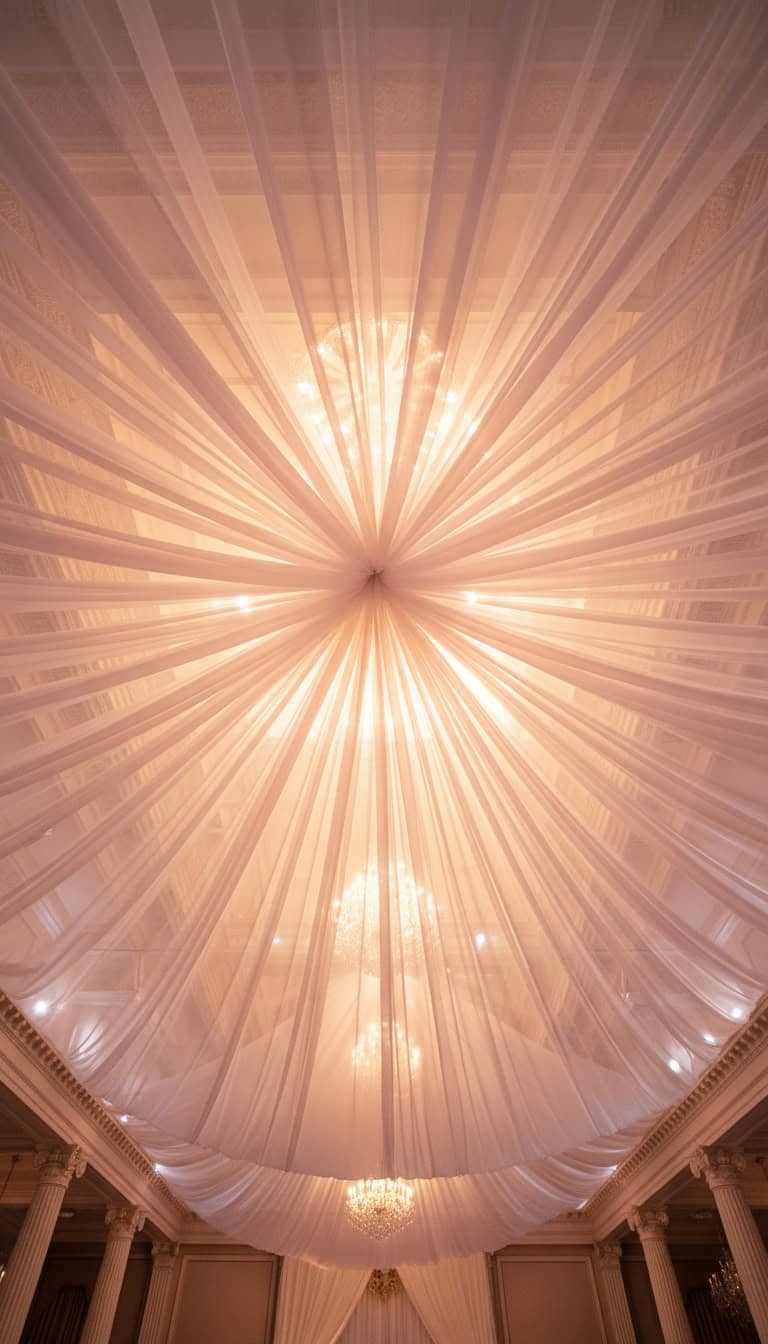 Exaggerated Ceiling Drapes