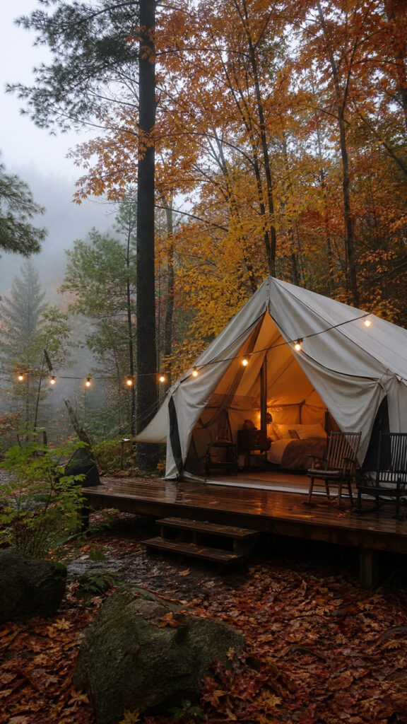 Glamping Experience in the Woods
