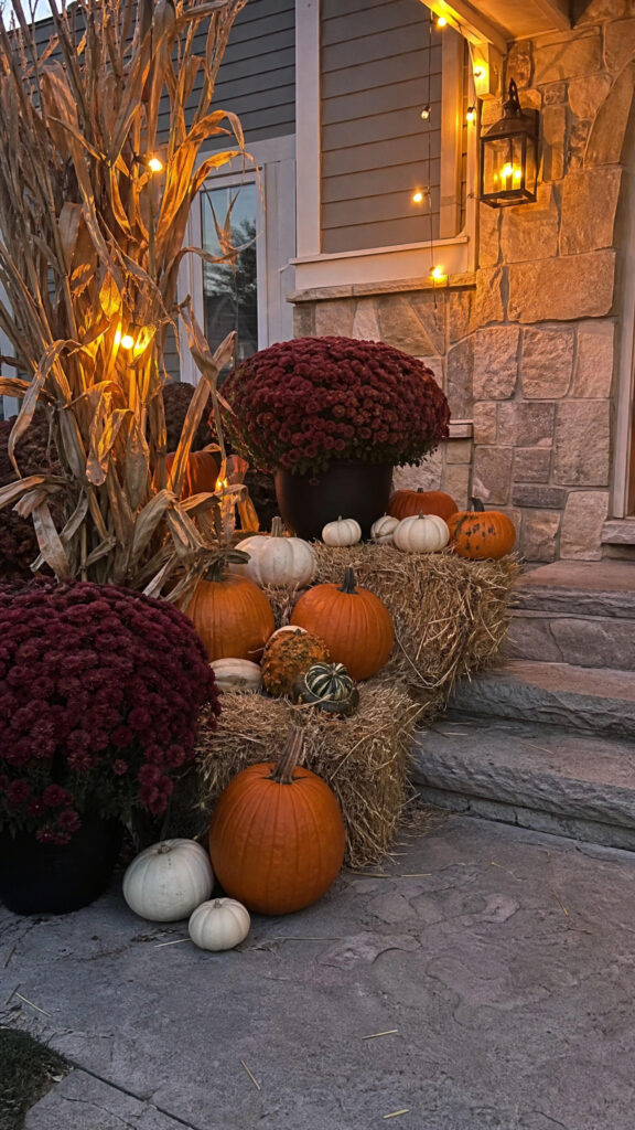 Create a Stunning Rustic Entrance Display