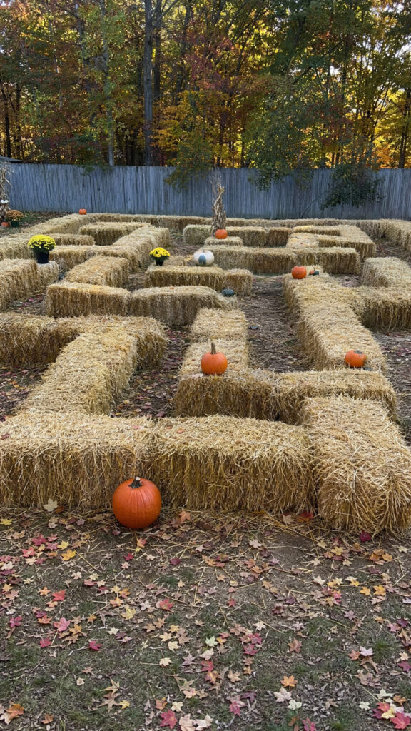 Plan a Hay Bale Maze or Obstacle Course