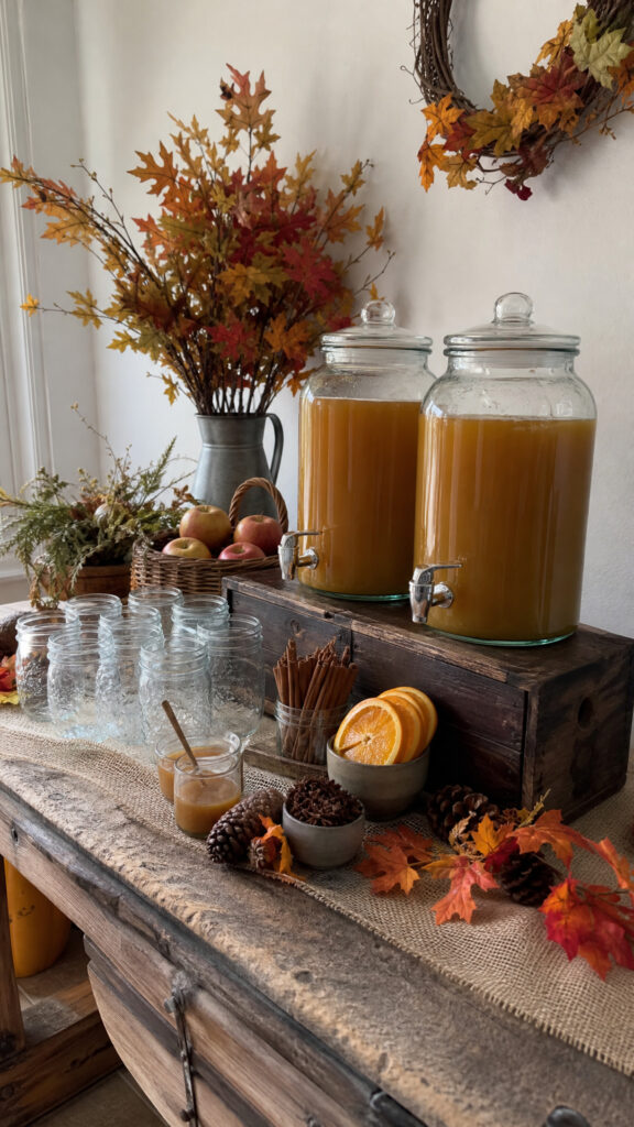 Set Up a DIY Apple Cider Bar