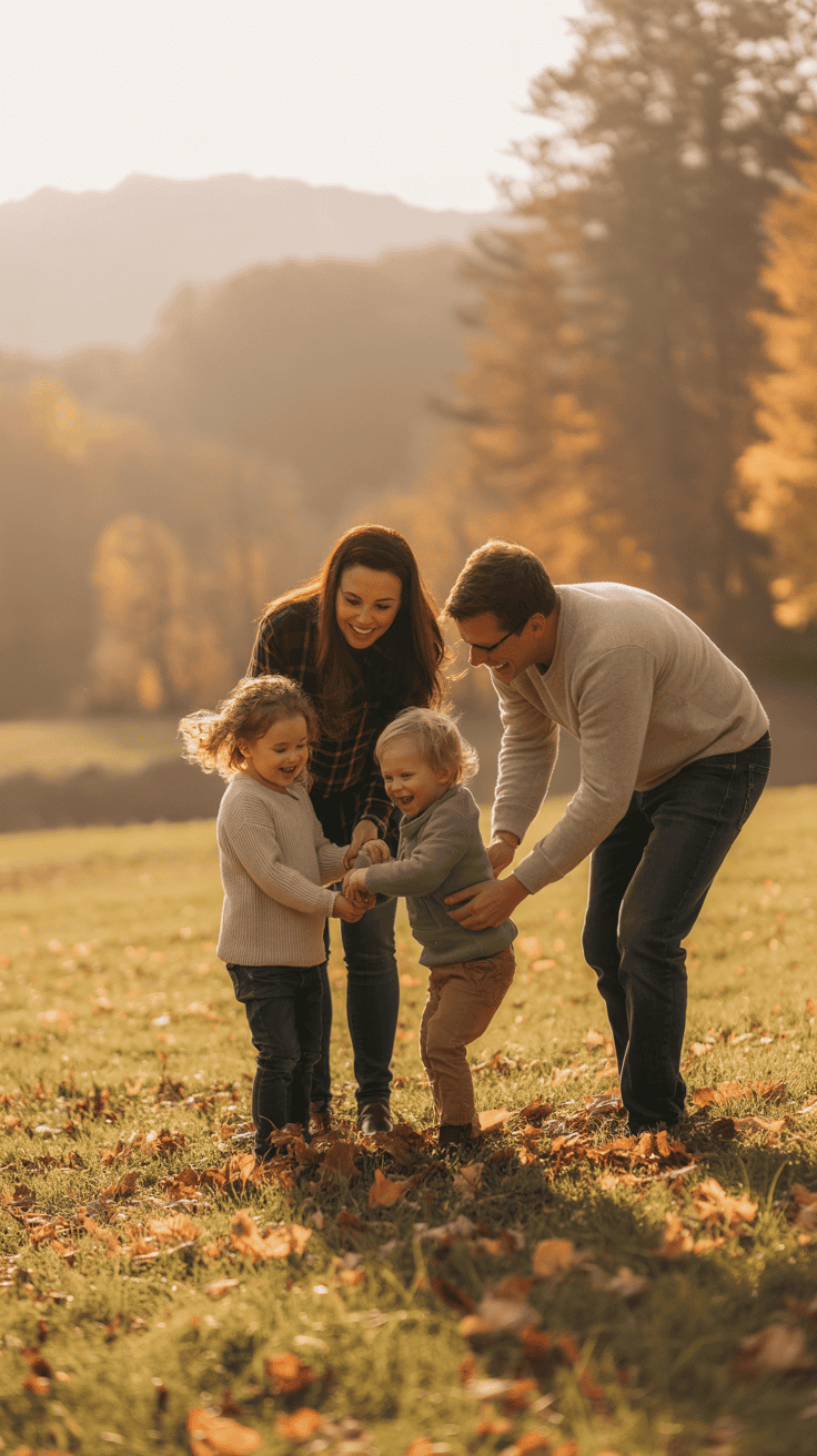 Fall Family How to Pick Fall Family Photo Outfits for Natural Looking Photos - Good ...