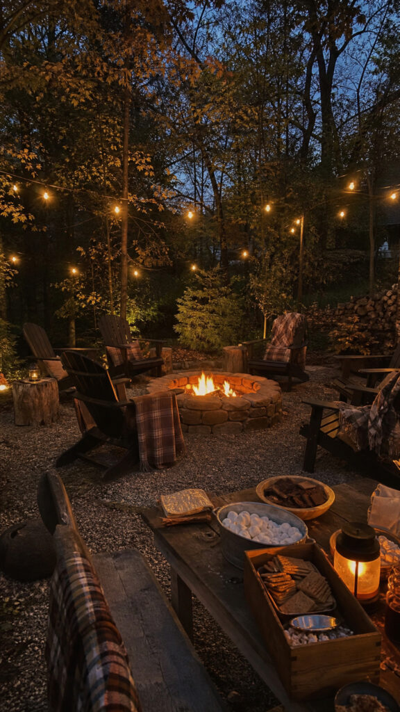 S'mores and Fire Pit Gathering Space