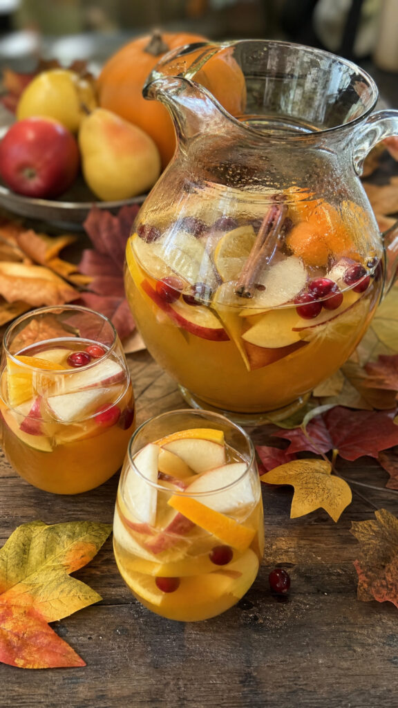 Harvest Sangria With Seasonal Fruits
