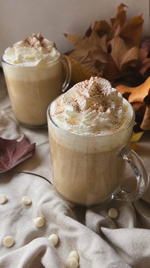 Pumpkin Spice White Hot Chocolate
