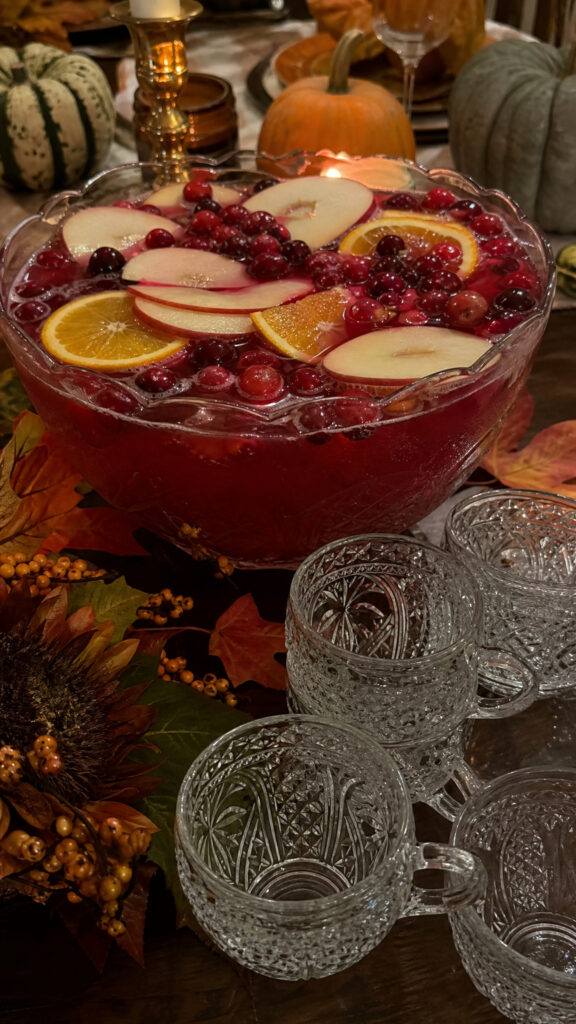 Sparkling Cranberry Apple Punch