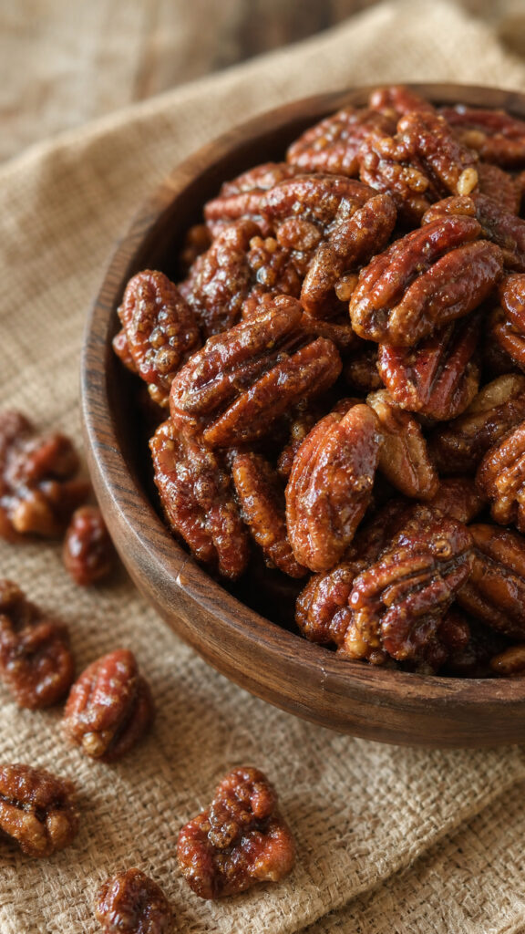 Spiced Candied Pecans