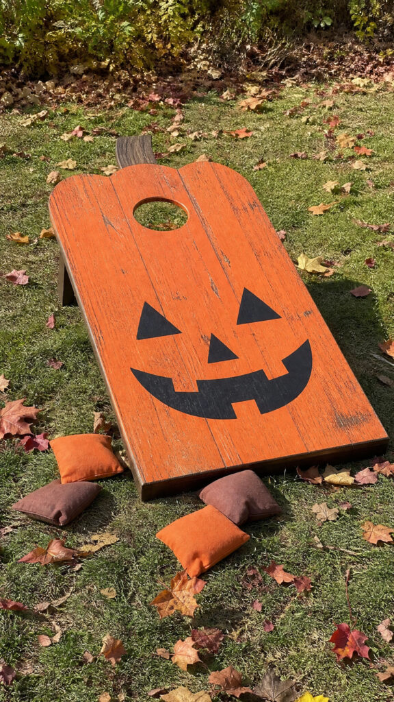 Corn Hole With A Fall Twist