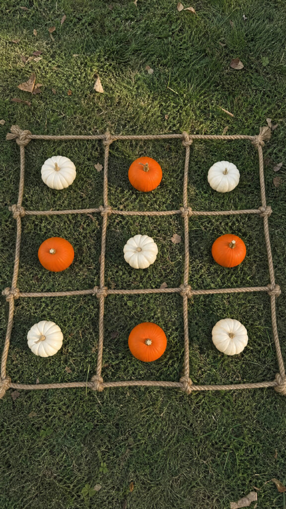 Pumpkin Tic-Tac-Toe