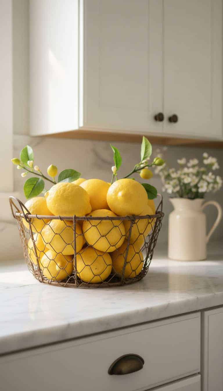 Farmhouse Lemon Basket