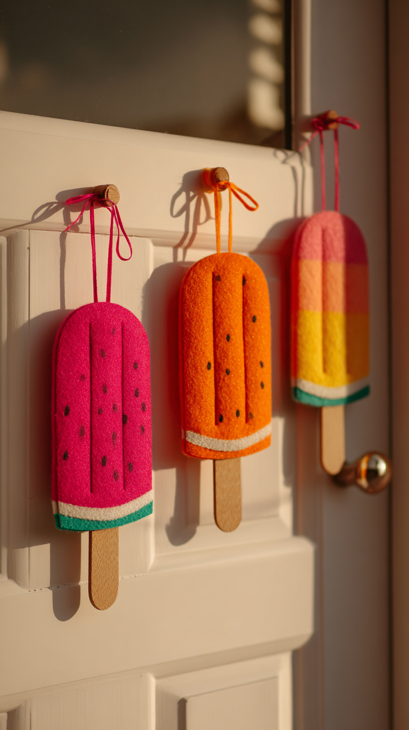 Felt Popsicle Ornament - Image 2