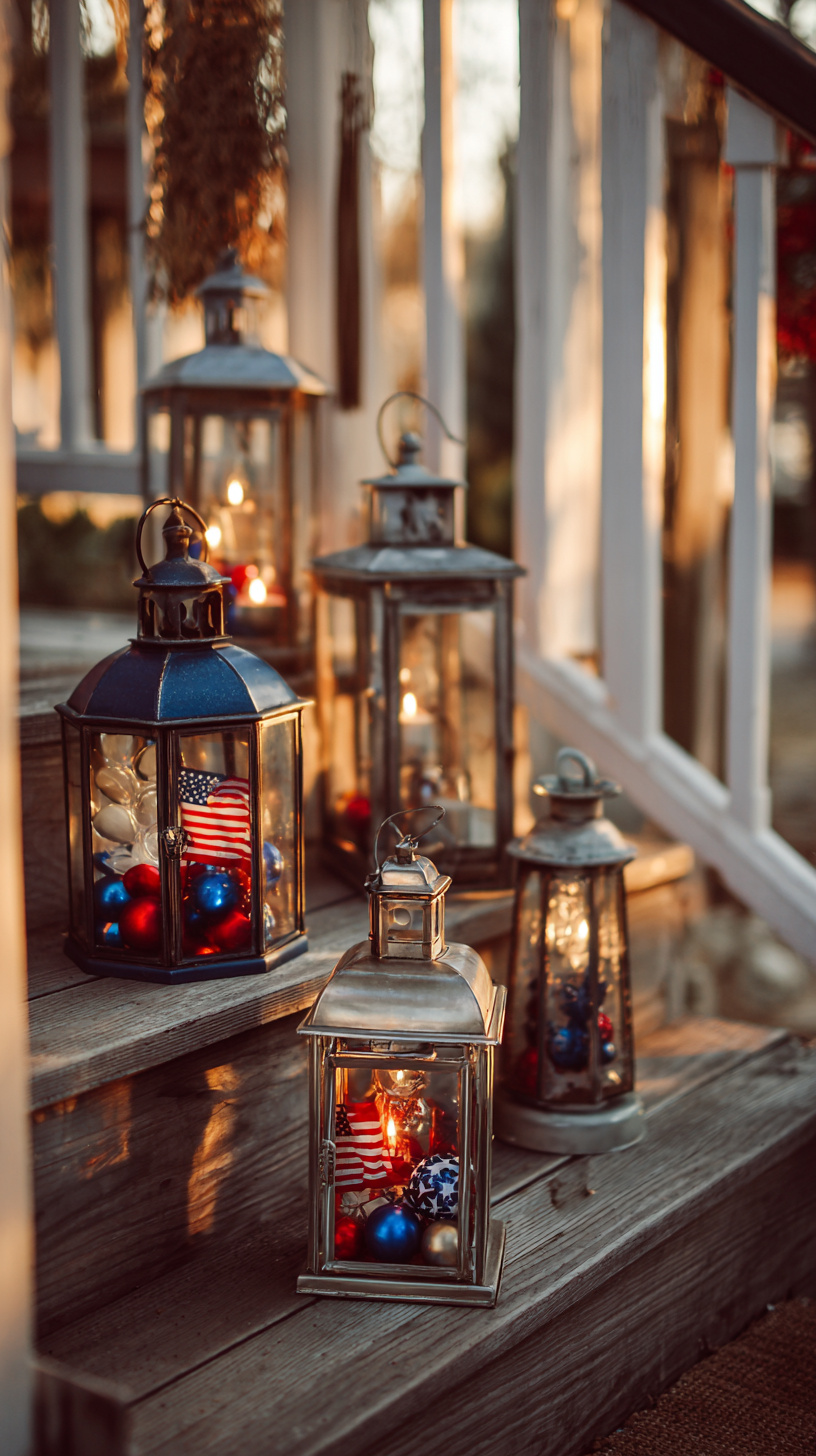 Festive Lantern Arrangements - Image 1
