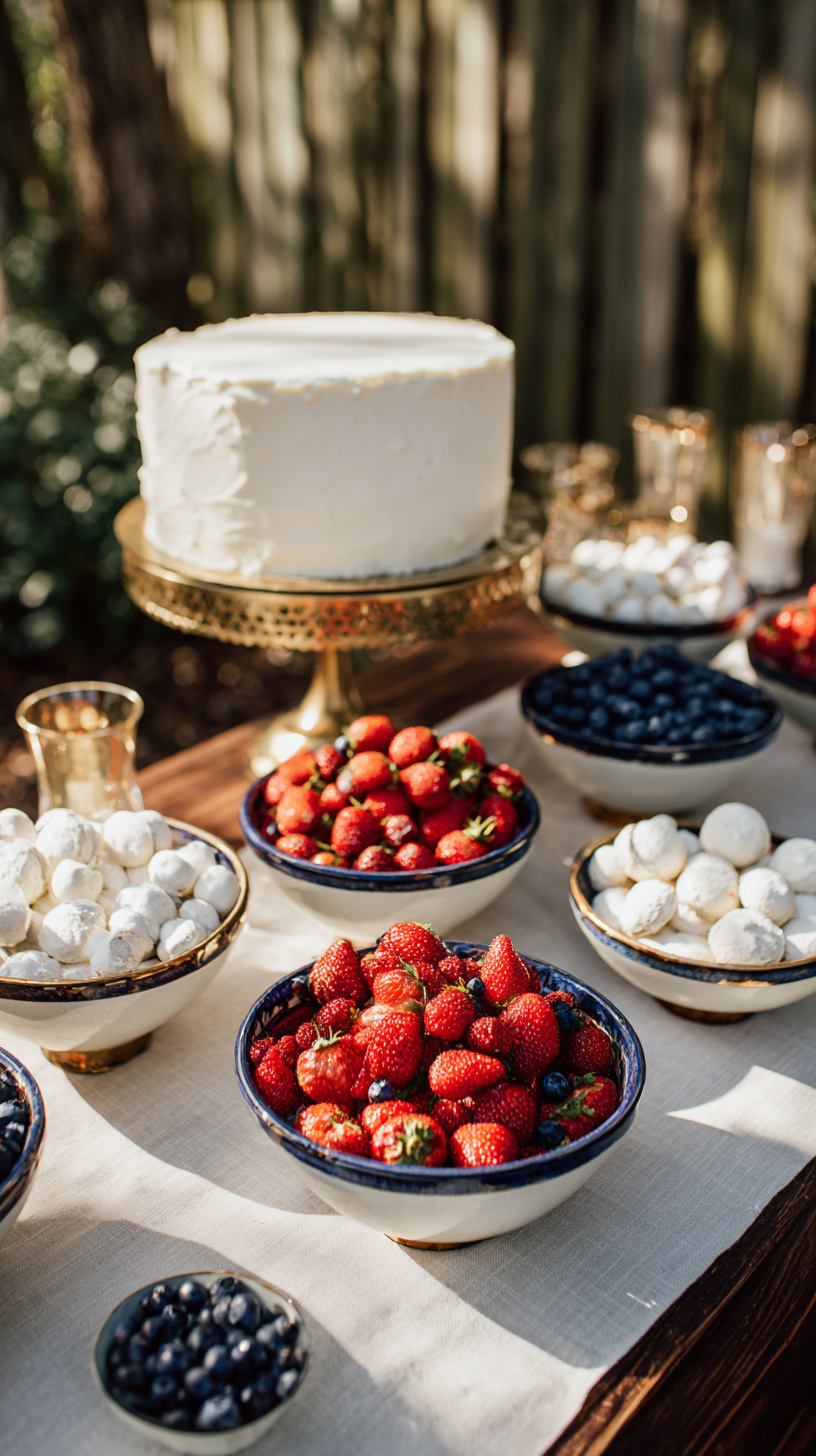 Flag Inspired Dessert Table - Image 1