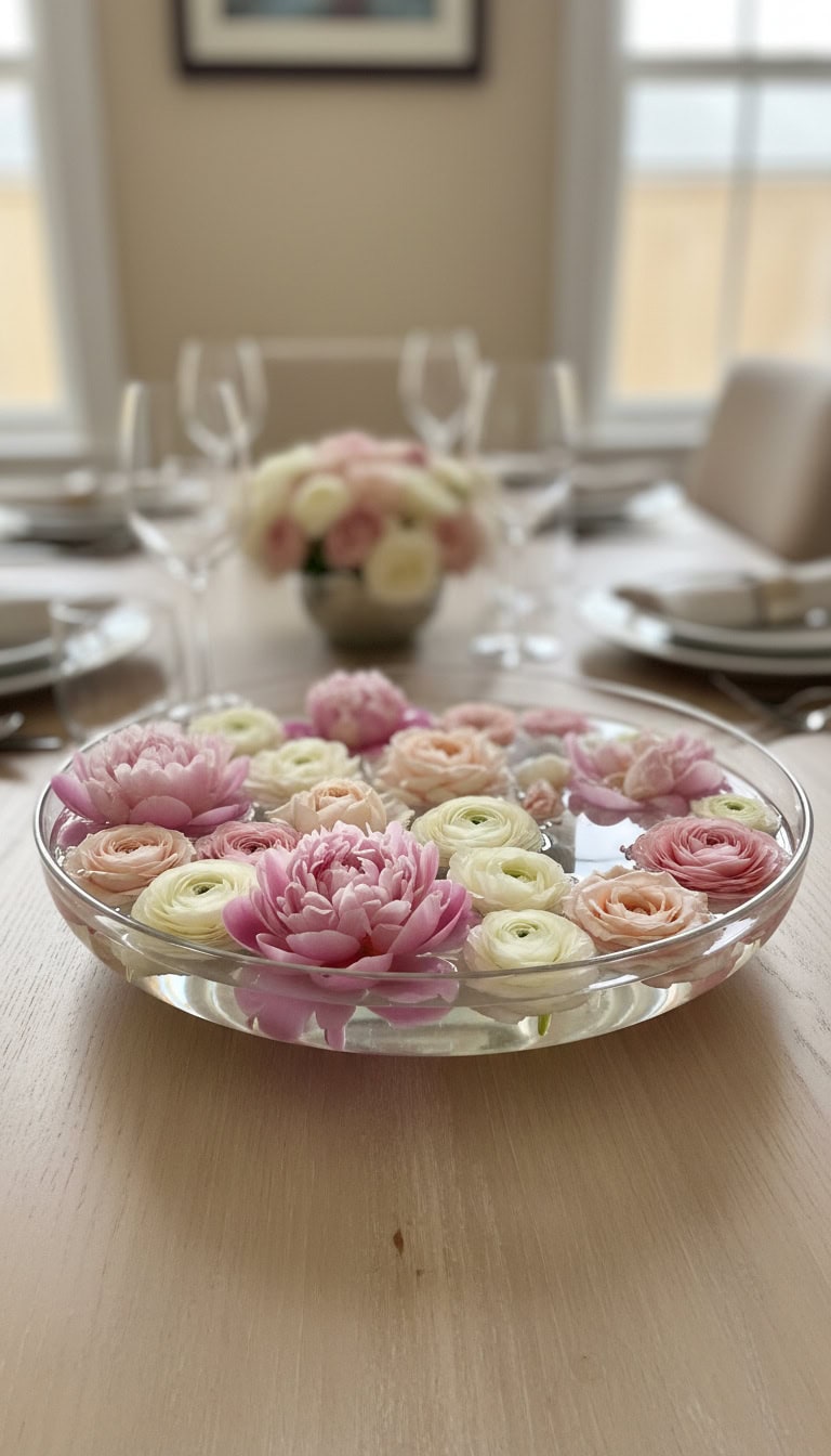Floating Flower Water Bowl