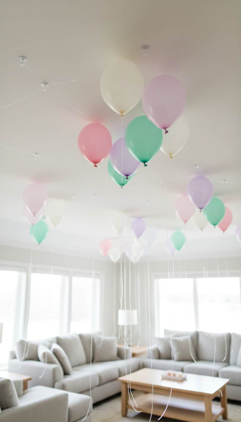 Floating Tape Balloons