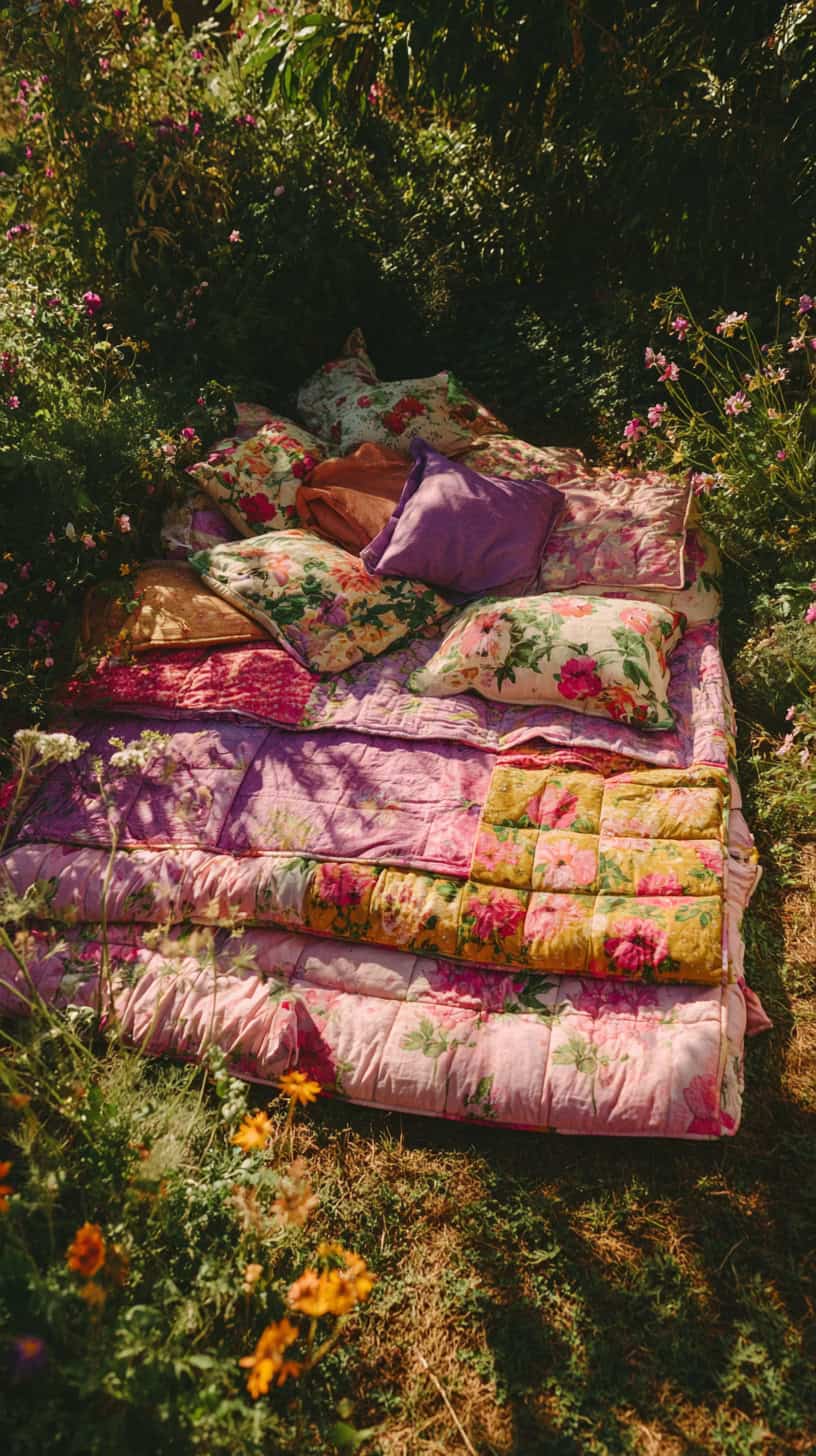Floral Blanket Spread - Image 2