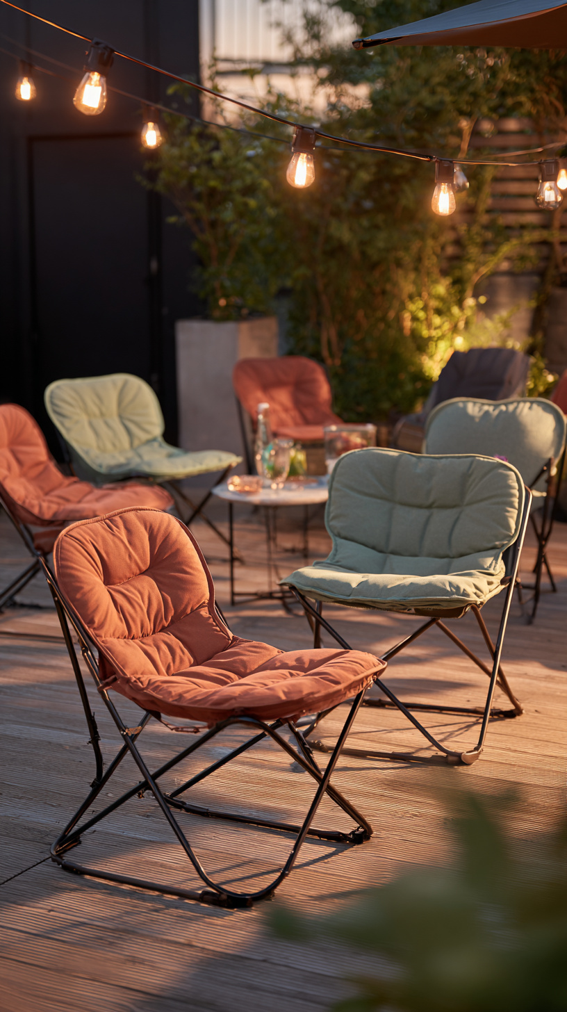 Foldable Patio Chairs - Image 1