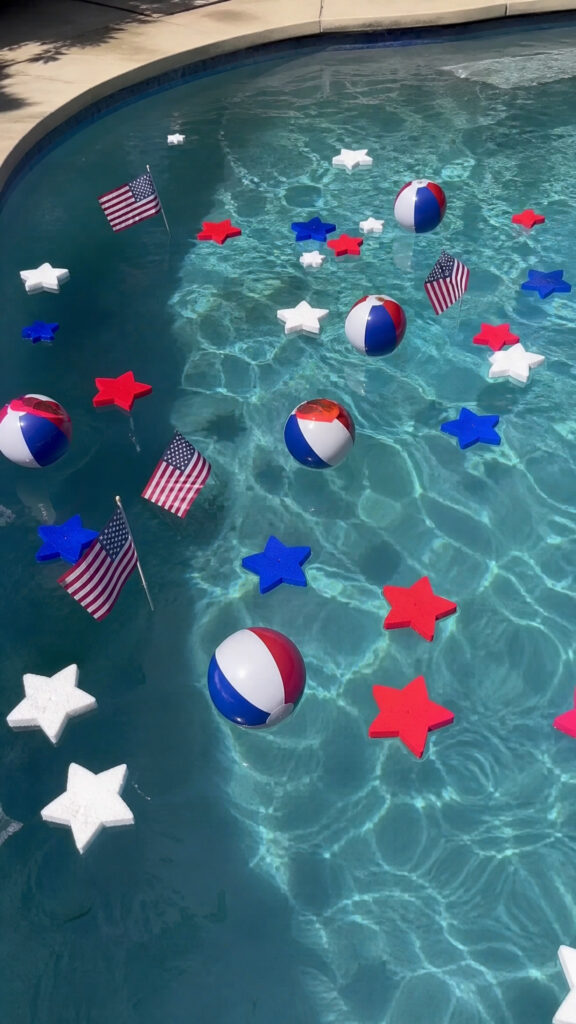 Floating Patriotic Centerpieces