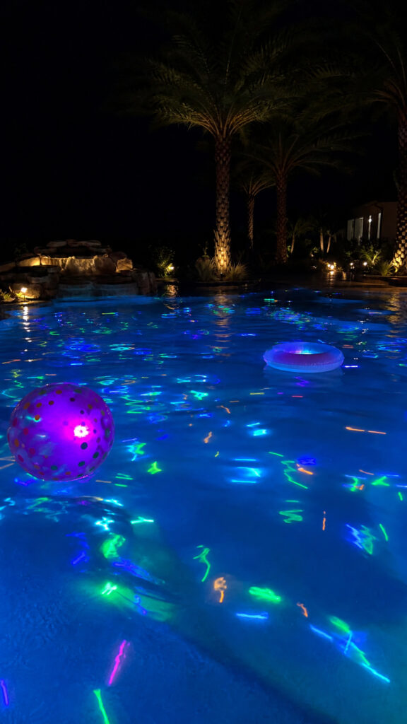 Glow-In-The-Dark Pool Party Finale