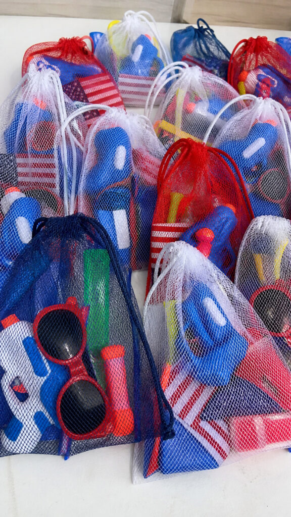 Patriotic Pool Party Favors